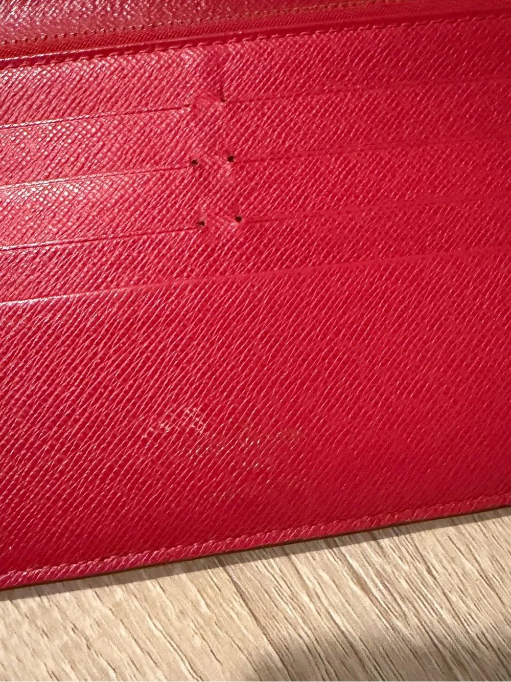 Louis Vuitton Insolite Wallet Kusama Monogram red